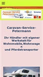 Mobile Screenshot of caravan-service-petermann.de