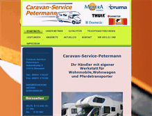 Tablet Screenshot of caravan-service-petermann.de
